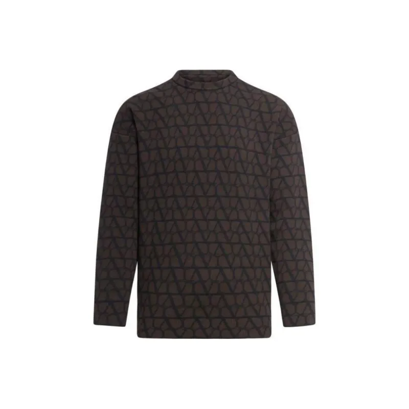 Valentino Allover Logo Knitwear-0
