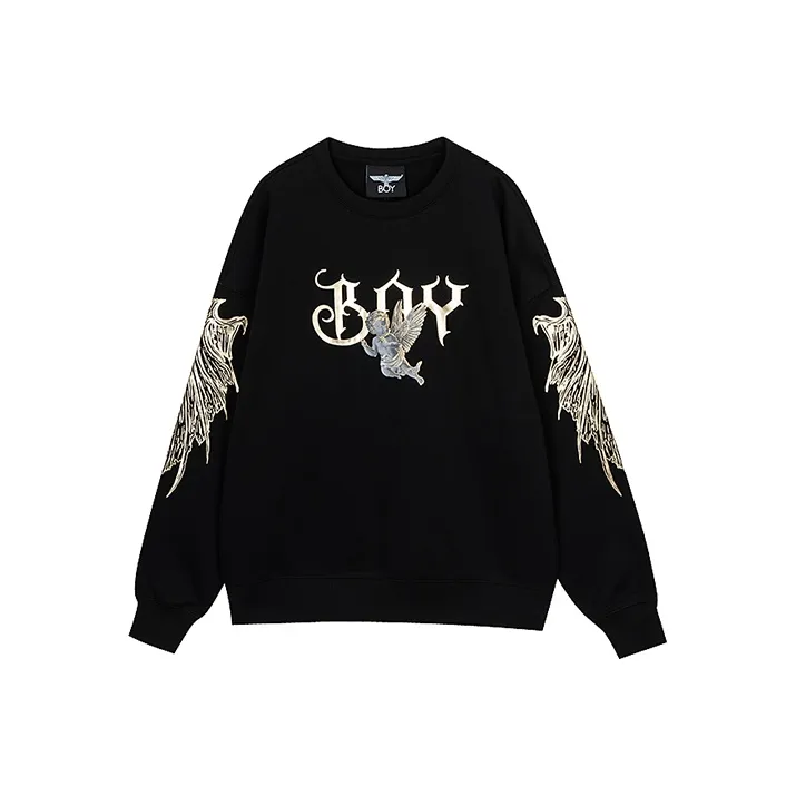 Boy London Sweatshirts Unisex Black-0