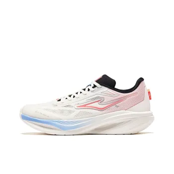 Erke Cushioning Rebound Low Top City Commute Running Shoes Men's Microcrystal White Jet Black