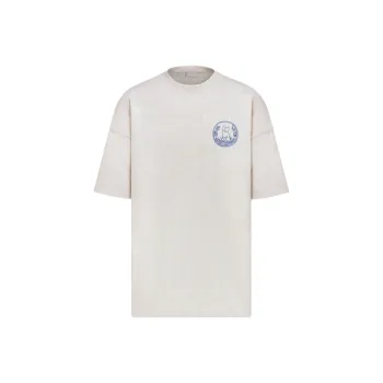 DIOR SS25 Summer Men's Clothing Collection T Shirt Men's Beige