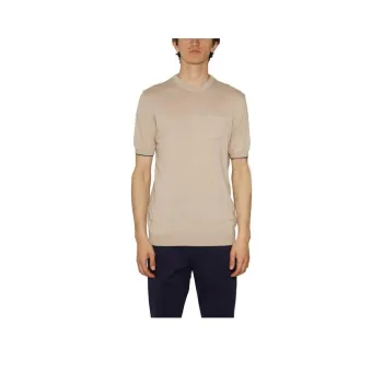 DANIELE ALESSANDRINI T Shirt Men's Light Brown