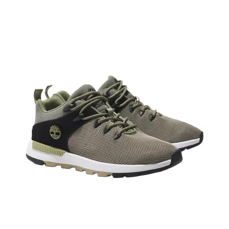 Timberland Sprint Trekker Anti Slip Wear Resistant Low Top Casual Shoes Men's Gray Green-3