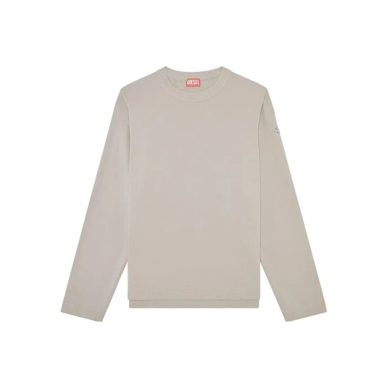 DIESEL S Macsis Od Logo Patch Oversized Sweatshirt-0