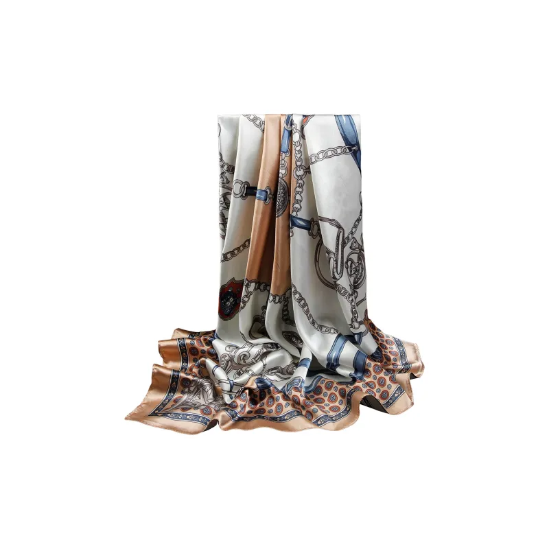 Shanghai Story 100% Polyester Silk Scarves Women's-96