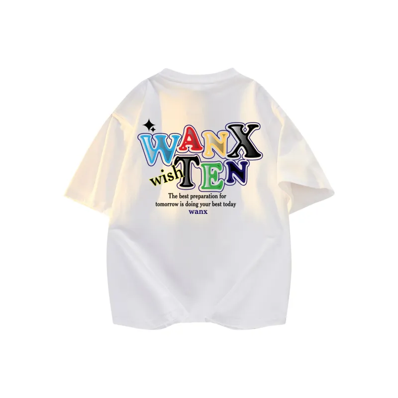 WANX Short Sleeved T Shirts Unisex-3