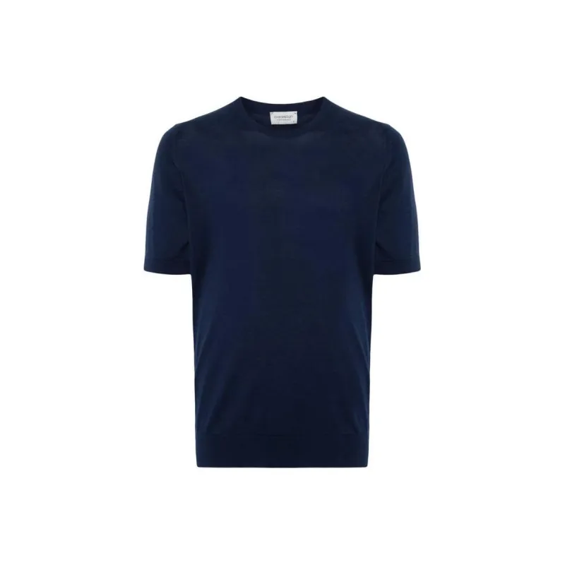 JOHN SMEDLEY Kempton Knitted Cotton T shirt-0