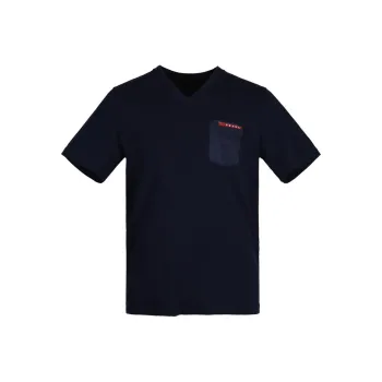 PRADA T-Shirts Men Navy Blue