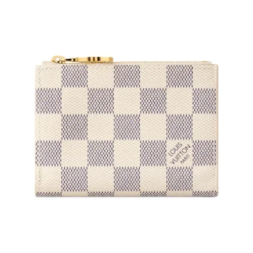 LOUIS VUITTON Lisa Coated Canvas Wallet Women's Beige