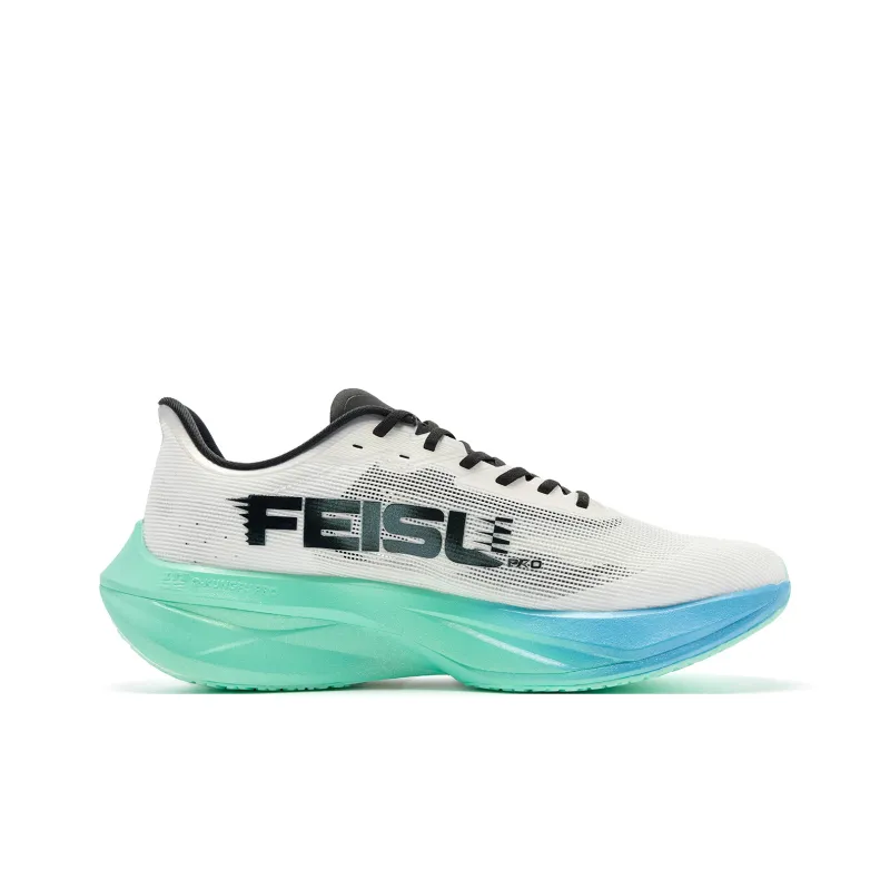 QIAODAN Swift 3PRO Running Shoes Men Low Top Jordan White Smart Green-1