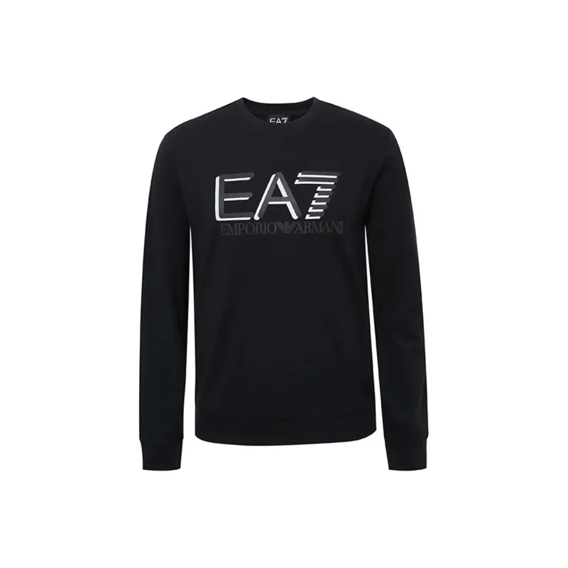 EMPORIO ARMANI Sweatshirts Men Navy Blue-0