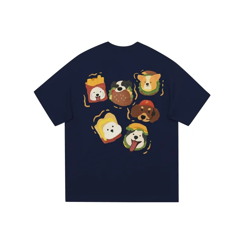 Pirkadat Short Sleeved T Shirts For Summer Unisex-13