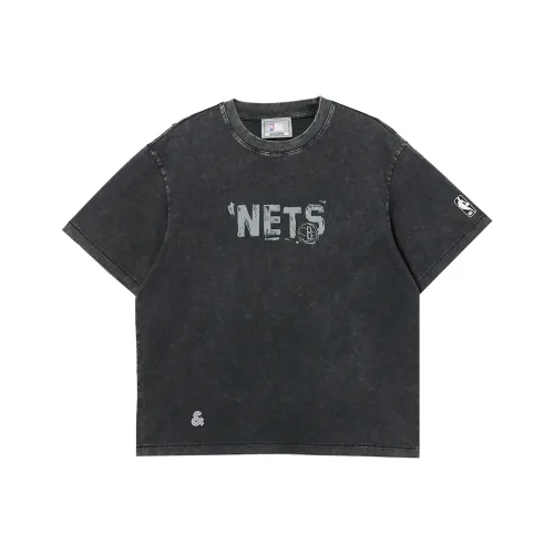 JACK JONES· JACK & JONES X NBA Co branded Brooklyn Nets T Shirt Men's