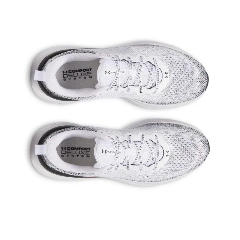 Under Armour Low Top Running Shoes Men's White Black-3