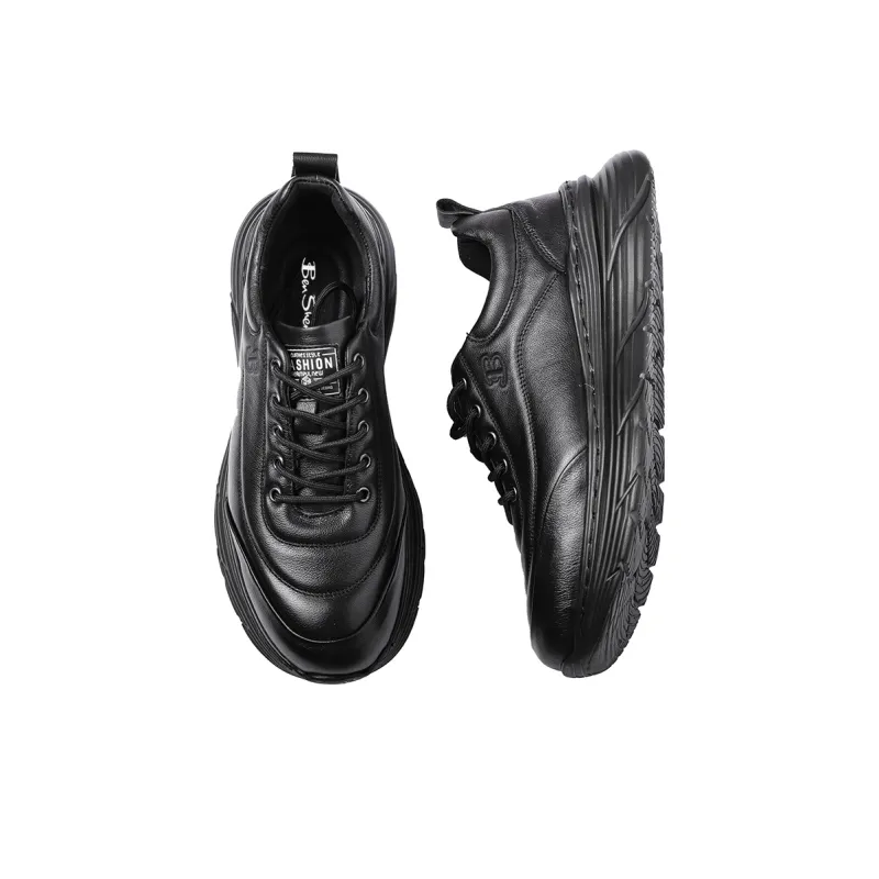 BEN SHERMAN Abrasion Resistant Low Top Casual Shoes Men's Black-3