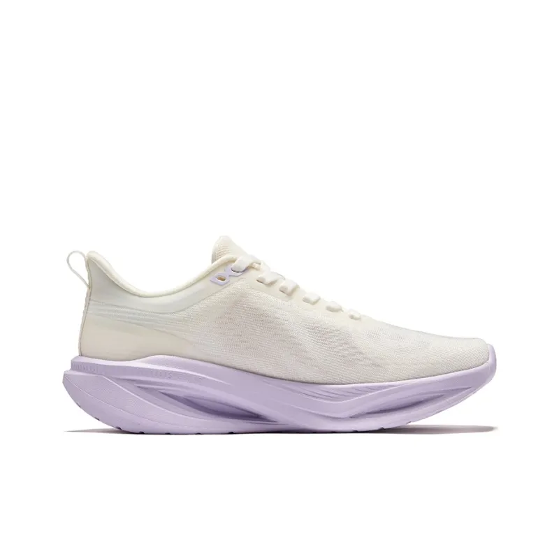 Erke Cushioning Rebound Low Top City Commute Running Shoes Women's Microcrystal White-1