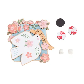AYING Wang Peach Blossom Good Luck Refrigerator Magnet