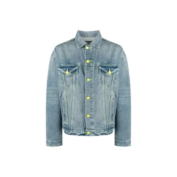 PURPLE BRAND Vintage Washed Denim Jacket