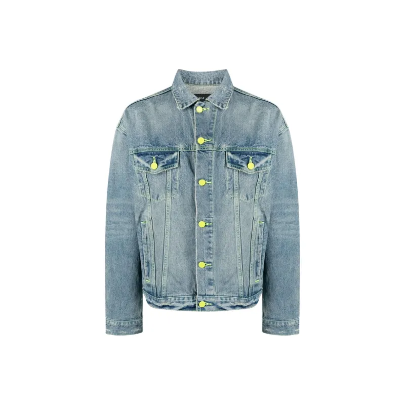 PURPLE BRAND Vintage Washed Denim Jacket-0