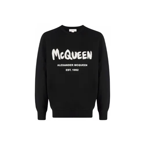 Alexander McQueen Sweatshirts Men Black