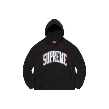Supreme Boxy Piping Arc Hooded Sweatshirt