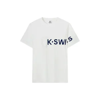 KSWISS T Shirt Men's Gauze White