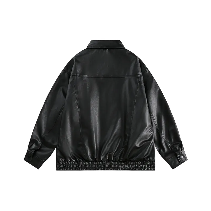 DARKCIRCLE Leather Jacket Unisex-4