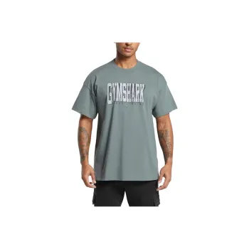 GYMSHARK T Shirts Men Cyan