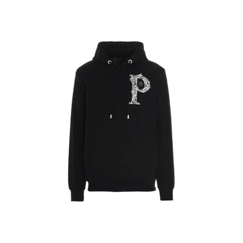 PHILIPP PLEIN Money Graphic print Hoodie-0