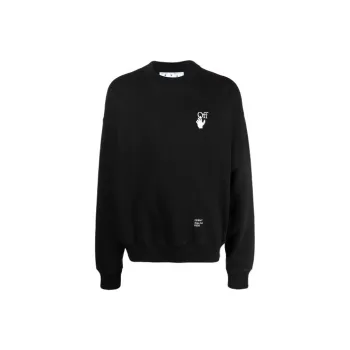 OFF WHITE Caravaggio Saint Jerome Writing Arrows Sweatshirt