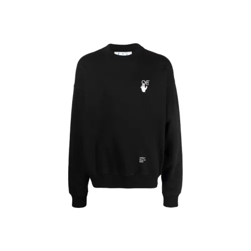 OFF WHITE Caravaggio Saint Jerome Writing Arrows Sweatshirt