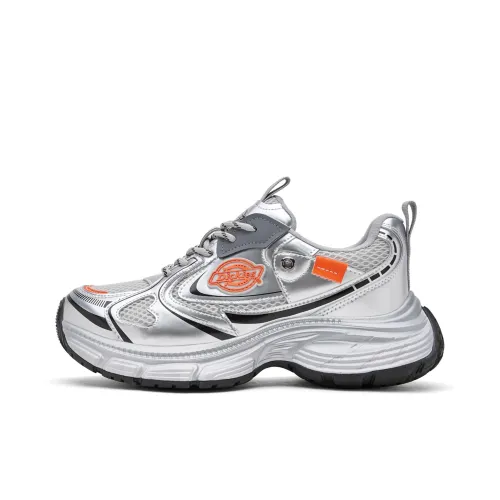 Dickies Low Top Chunky Sneakers Women's Silver Gray