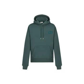 DIOR Regular Fit Cd Embroidery On Chest Hoodie