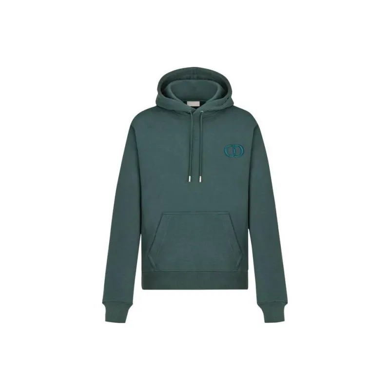 DIOR Regular Fit Cd Embroidery On Chest Hoodie-0