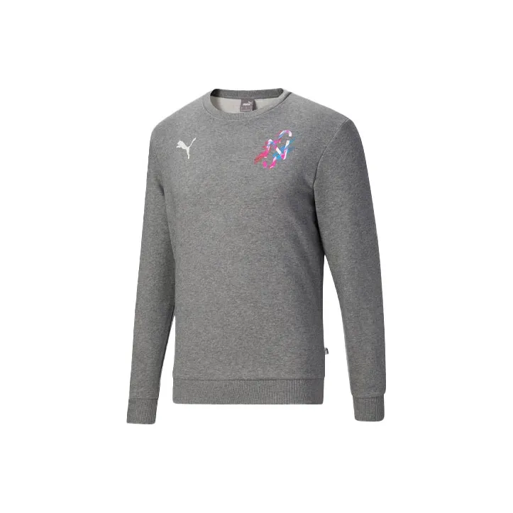 PUMA Neymar JR Creativity Crew Sweatshirts Men Gray-0