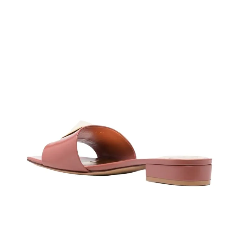 Valentino Slide Slippers Women's Pink-3