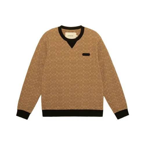 COACH Sweatshirts Men Brown