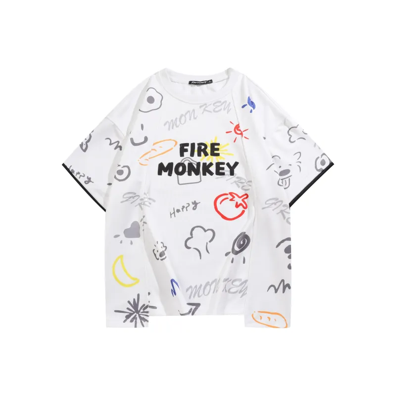 FireMonkey T Shirt Unisex White-0