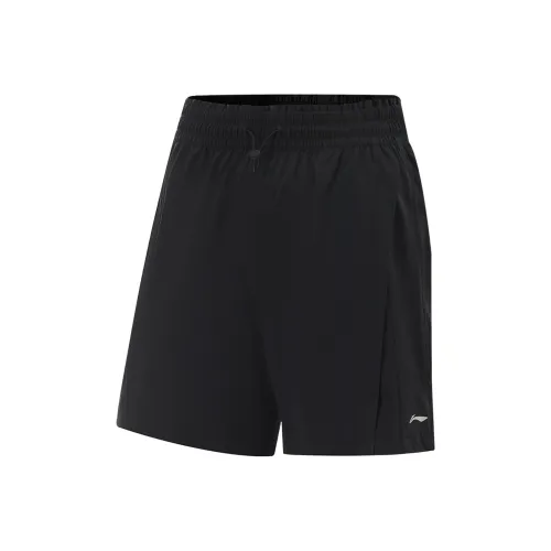 LiNing Fitness Series Sports Shorts Women's Black