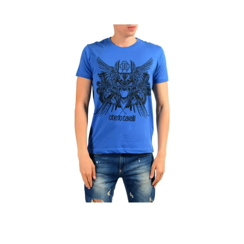 Roberto Cavalli T-Shirt Men's Blue-0