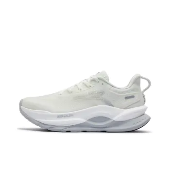 361° Fiery Red 5 Abrasion Resistant Slip Resistant Low Top Casual Running Shoes Women's White Gray