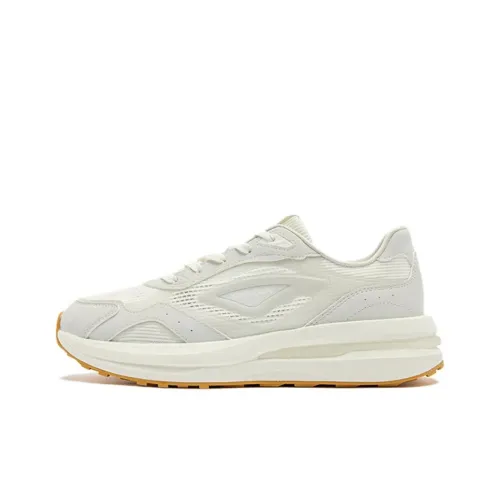 QIAODAN Non slip Lightweight Low Top Casual Shoes Women's White Gray