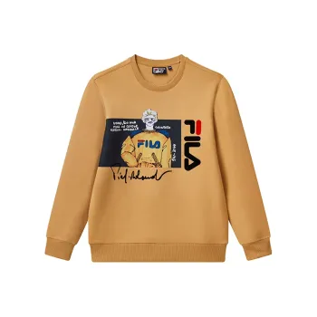 FILA Sweatshirts Men Sand Yellow