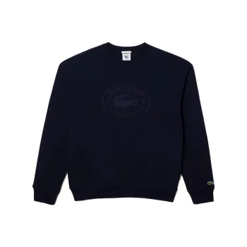 Sporty & Rich X LACOSTE Sweatshirts Unisex Dark Blue