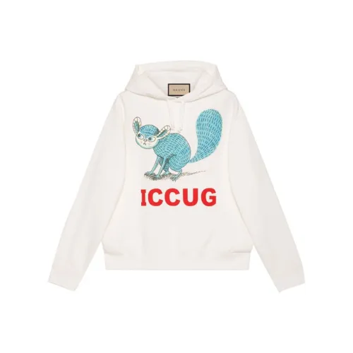 GUCCI Sweatshirt With Iccug Animal Print By Freya Hartas