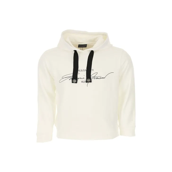 EMPORIO ARMANI Sweatshirts Men White-0