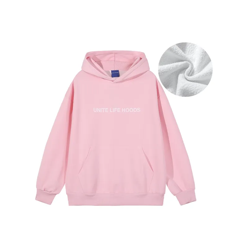 Unite Life HOODS Sweatshirt Unisex Black-31