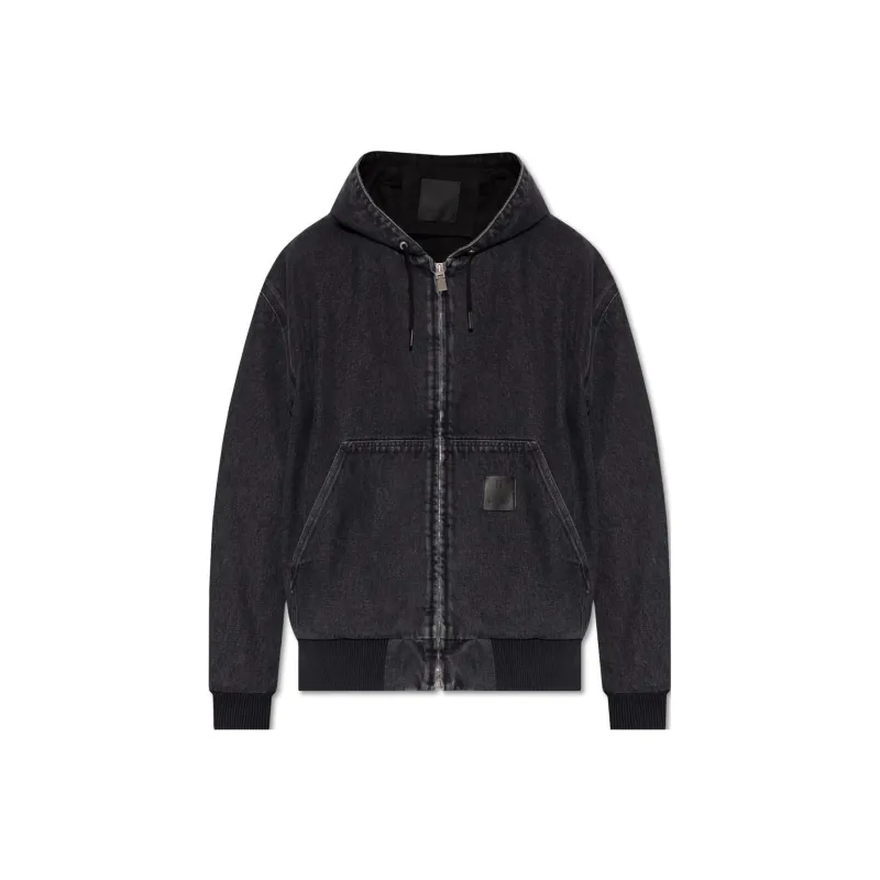 Givenchy Hooded Denim Jacket-0