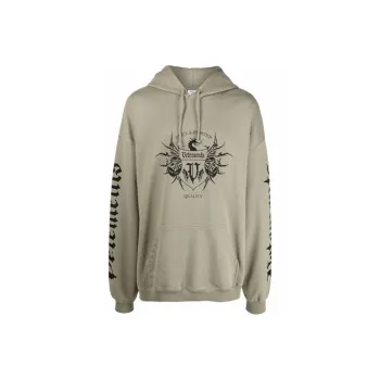 Vetements Black Label Logo Hoodie