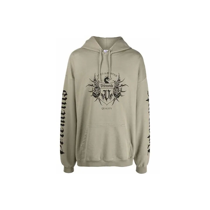 Vetements Black Label Logo Hoodie-0