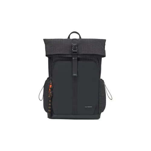 SAMSONITE Nylon Backpack Men's Black